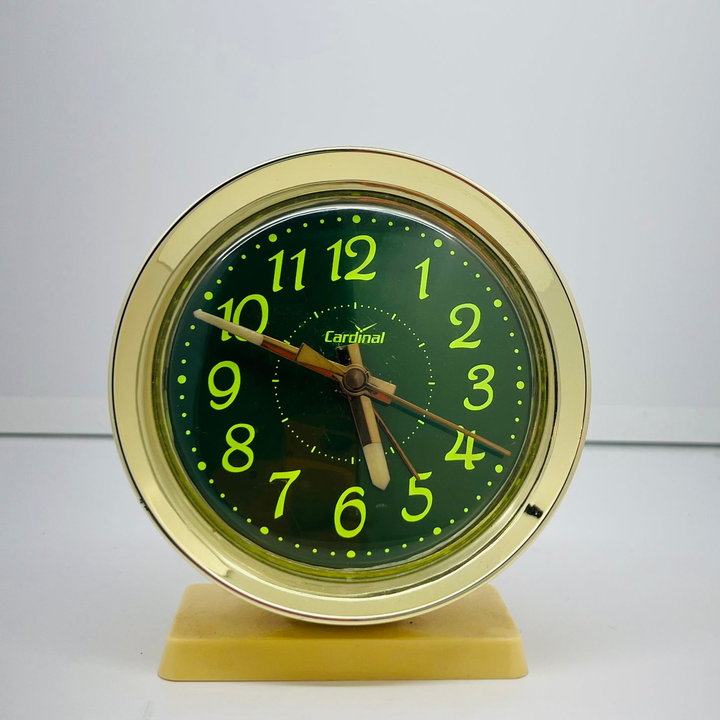 Vintage Cardinal Alarm Clock (WORKS PERFECTLY)