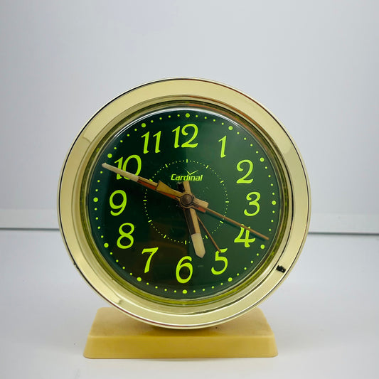 Vintage Cardinal Alarm Clock (WORKS PERFECTLY)