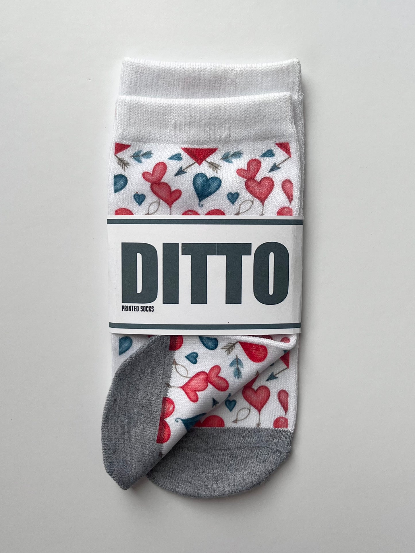 Heart Print Socks