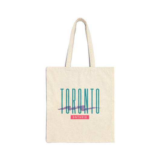 Toronto Retro Canvas Tote