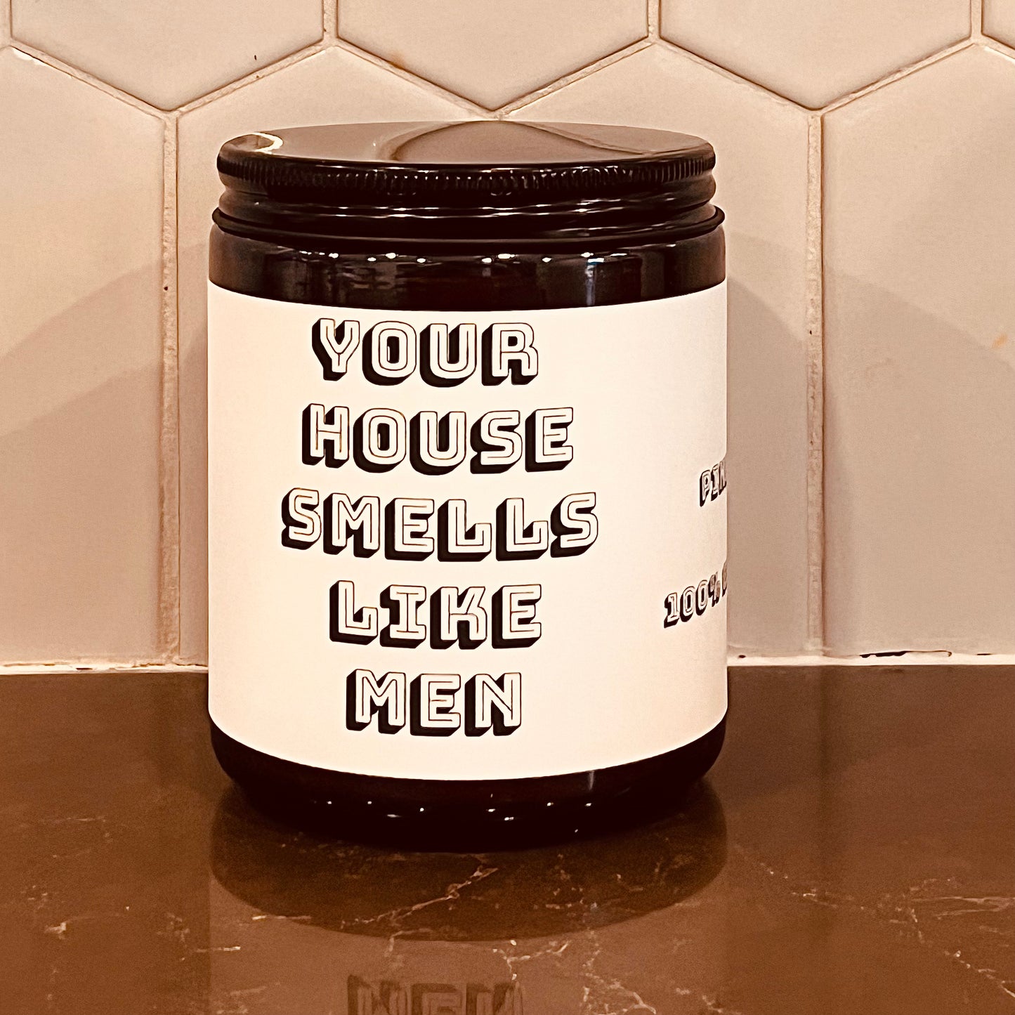 Your House Smells Like Men Candle