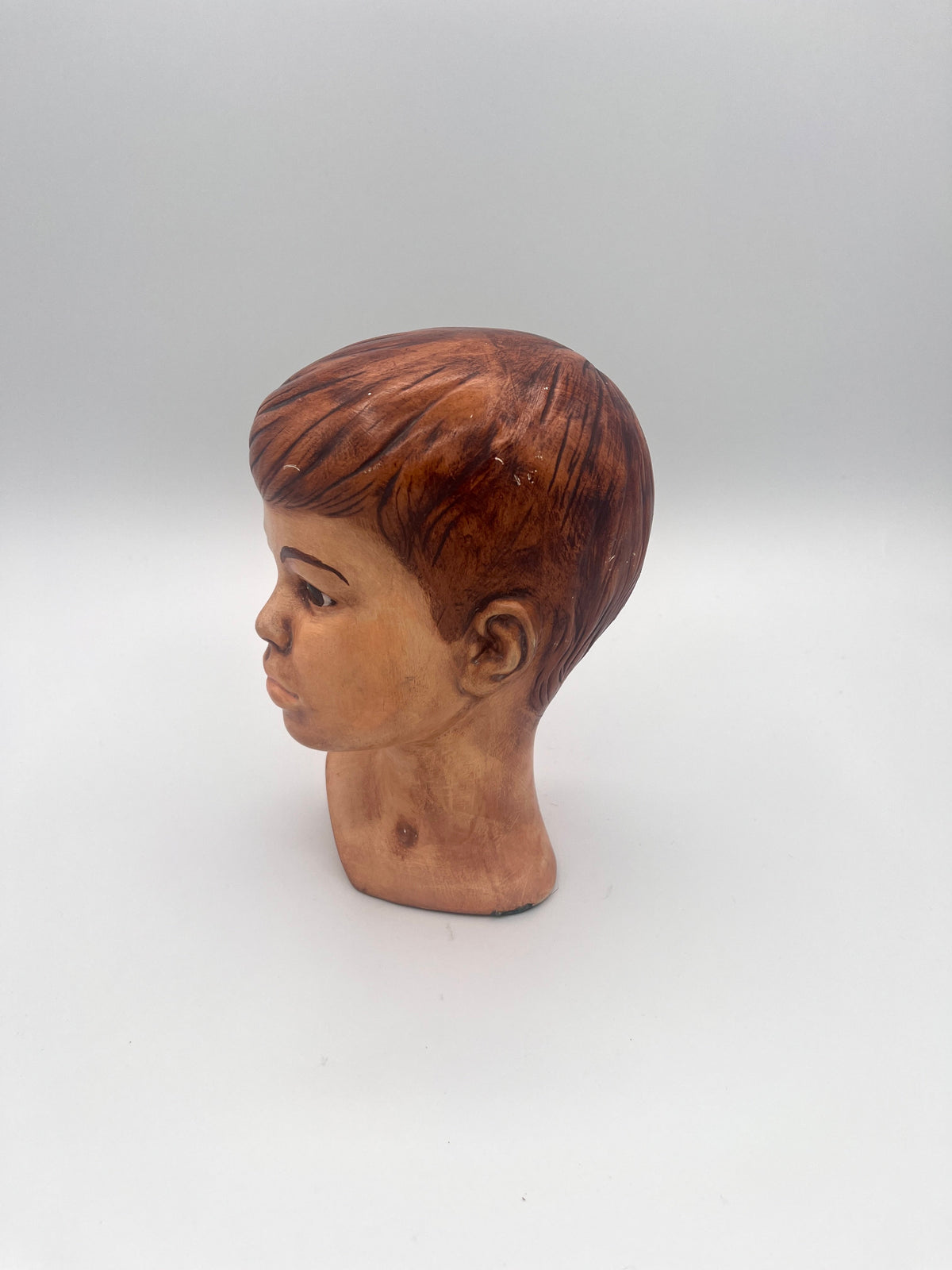 Vintage Ceramic Child Head Bust Figurine