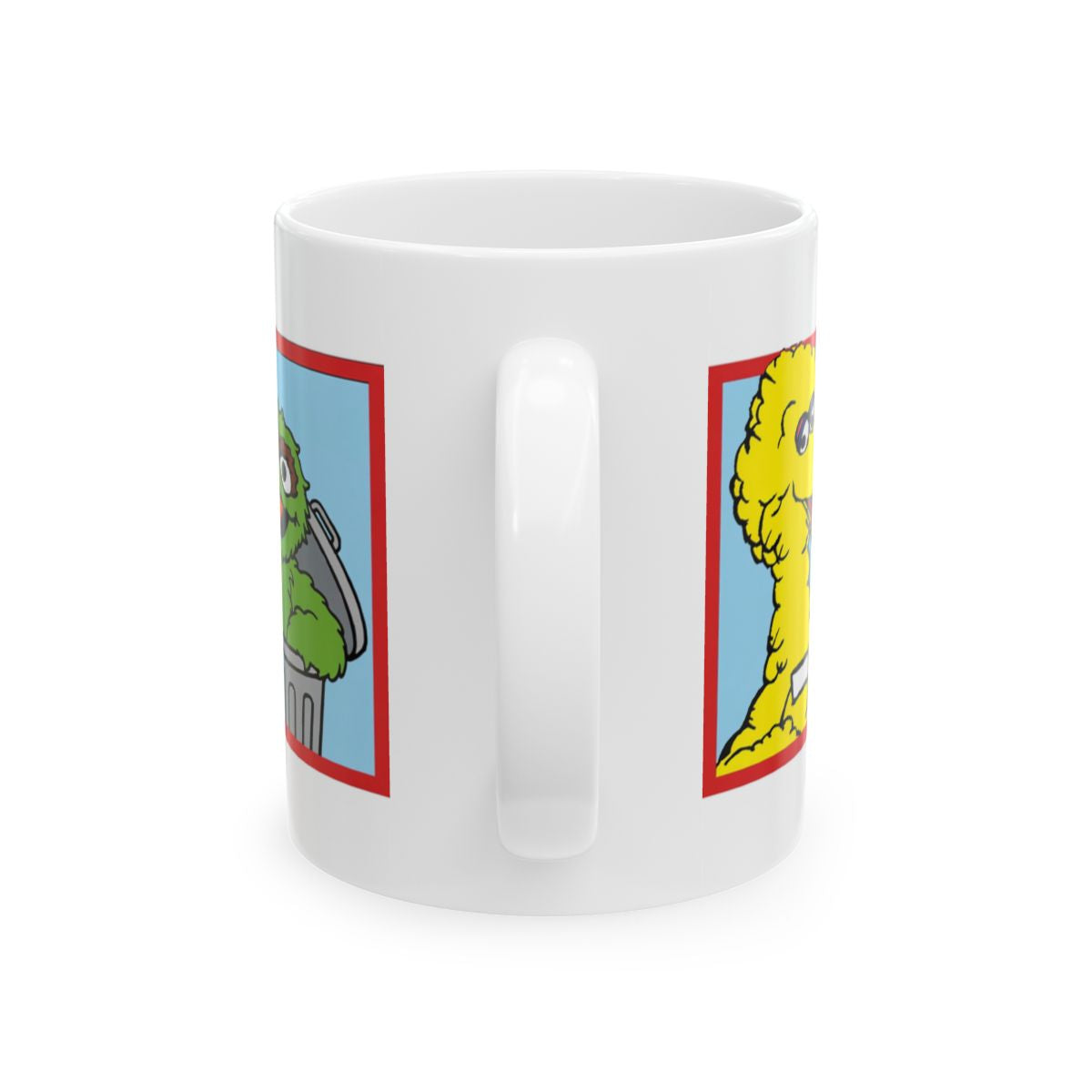 Sesame Street Bert Ernie Oscar and Big Bird 11oz Coffee Mug