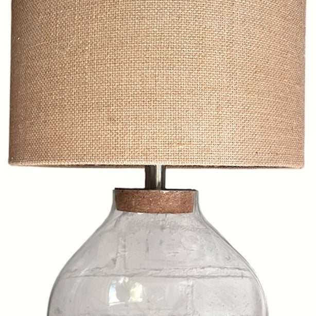 24" Glass Ball Lamp