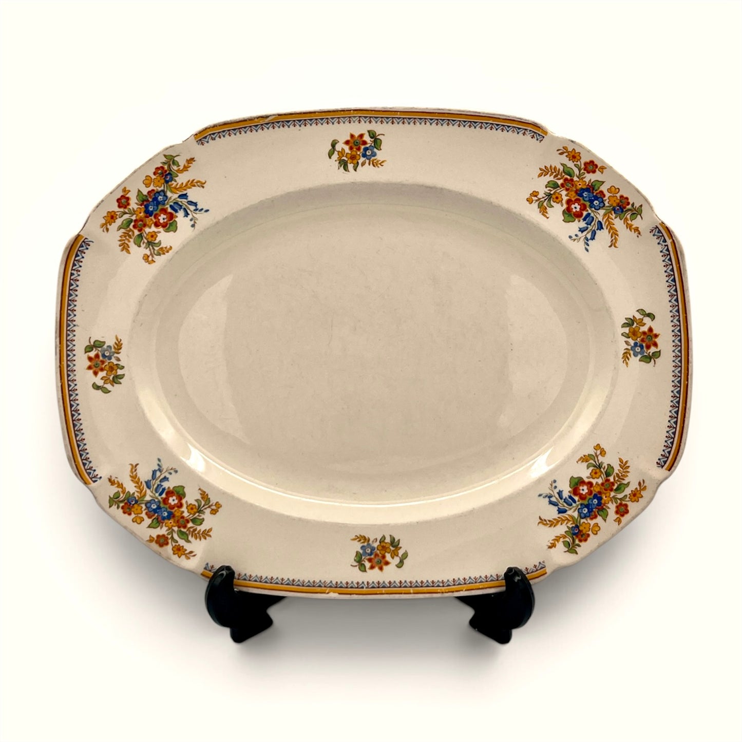 Vintage John Maddock & Sons Royal Cameronian Oval Serving Platter