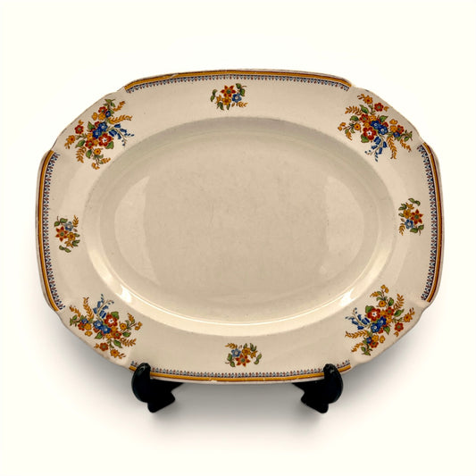 Vintage John Maddock & Sons Royal Cameronian Oval Serving Platter