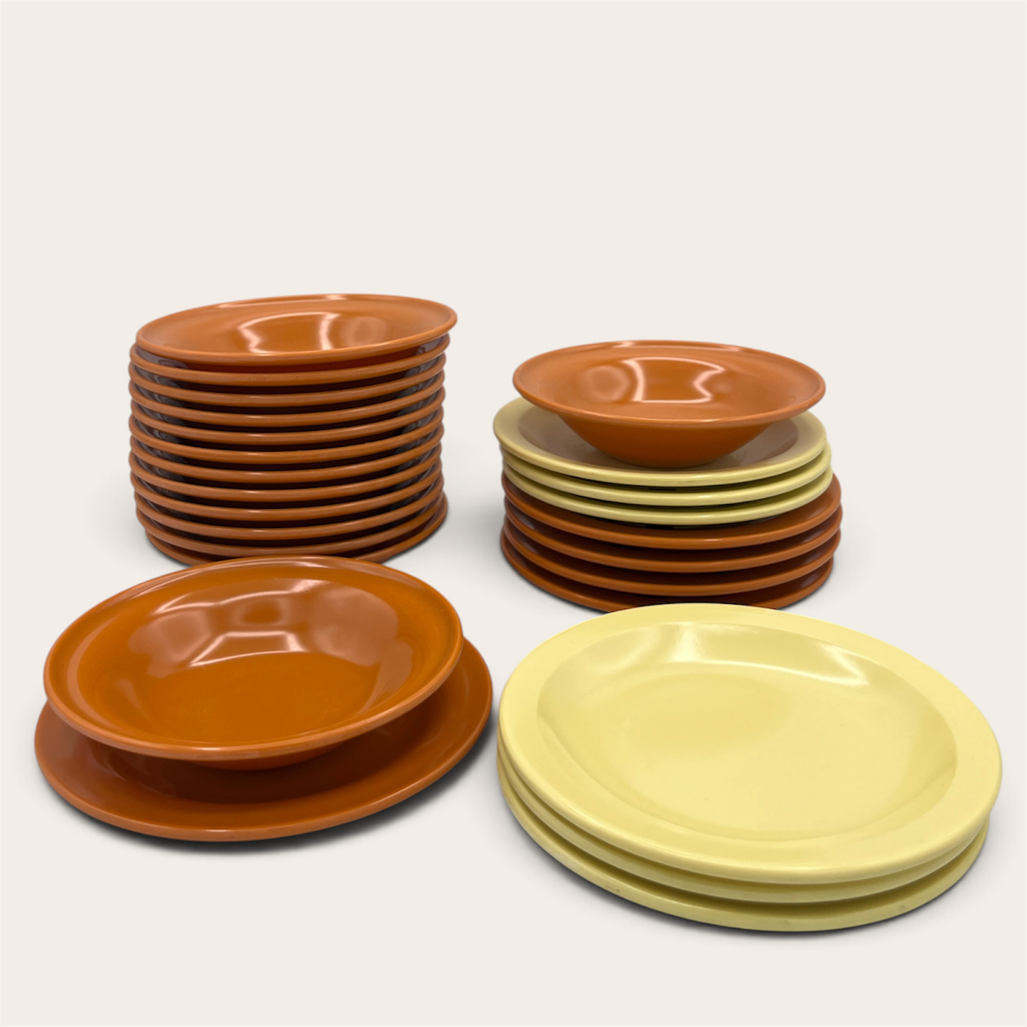 Marplex Vanguard Melamine Dessert Bowls and PLates - Made in Canada