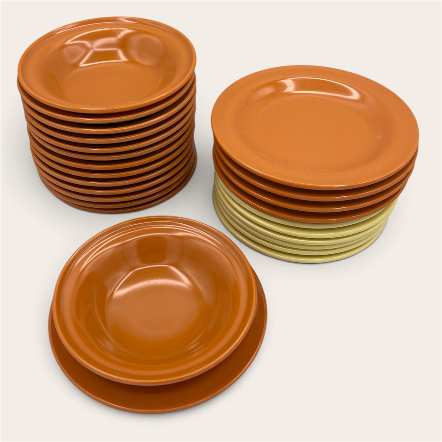 Marplex Vanguard Melamine Dessert Bowls and PLates - Made in Canada