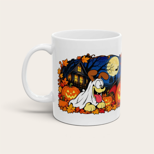 Garfield and Odie Halloween 11oz Mug