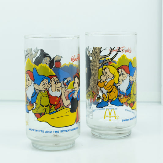 Vintage McDonald's Snow White Glassware