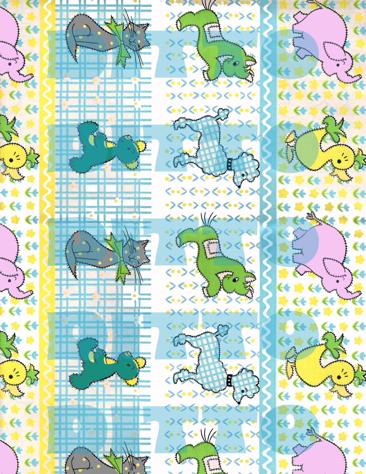 Vintage Reprint Wrapping Sheets
