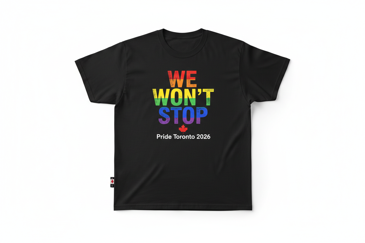Pride Bundle — We Won't Stop Tee + Canvas Tote