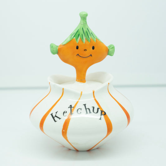 Holt Howard Ketchup Condiment Jar