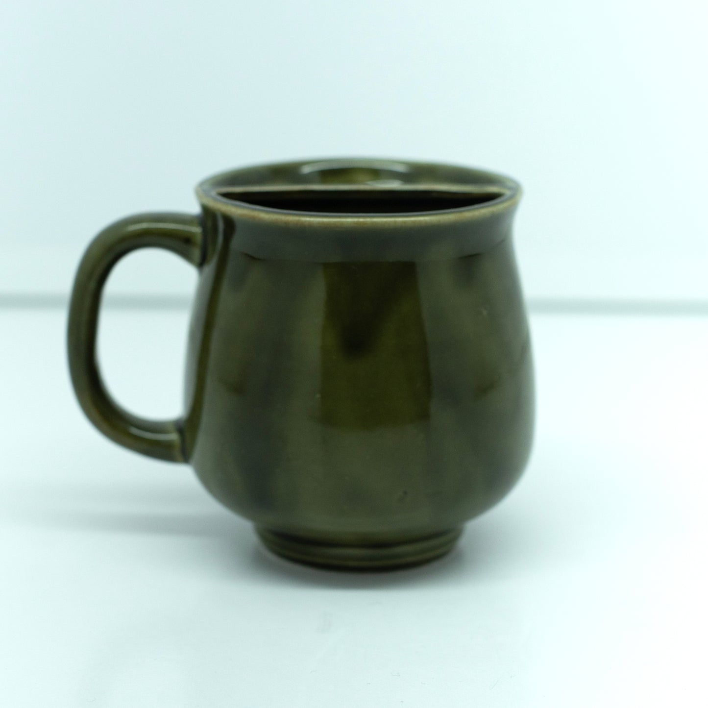 Moustache Face Mug With No Spill Lip
